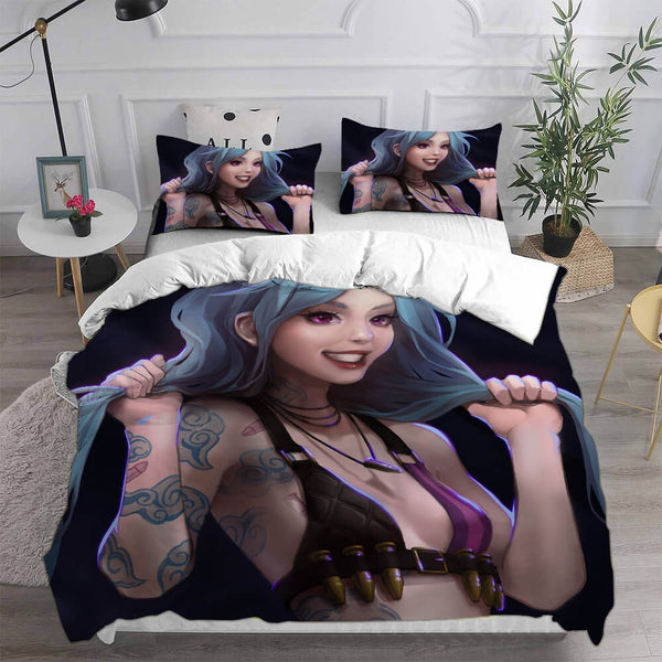 Arcane Season 1 Cosplay Bedding Sets Duvet Cover Halloween Comforter Sets