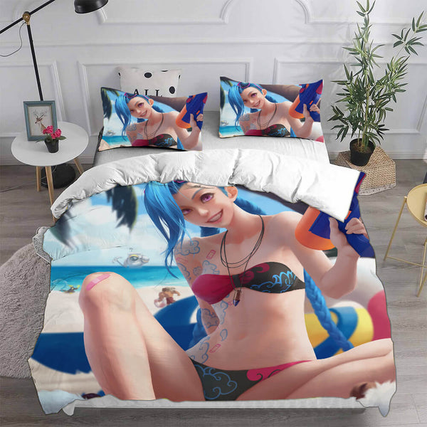 Arcane Season 1 Cosplay Bedding Sets Duvet Cover Halloween Comforter Sets