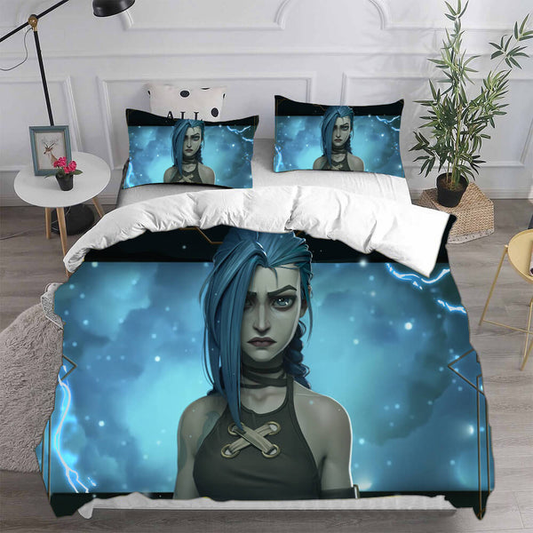 Arcane Season 1 Cosplay Bedding Sets Duvet Cover Halloween Comforter Sets