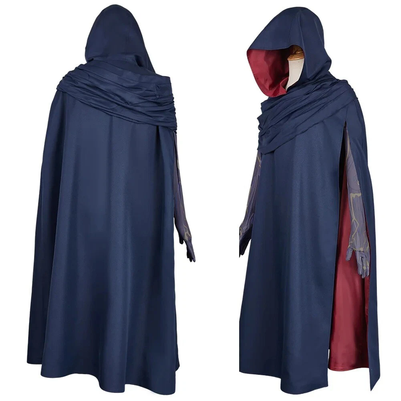 Arcane Viktor Costume Cape Pants Gloves Halloween Carnival Suits Mens