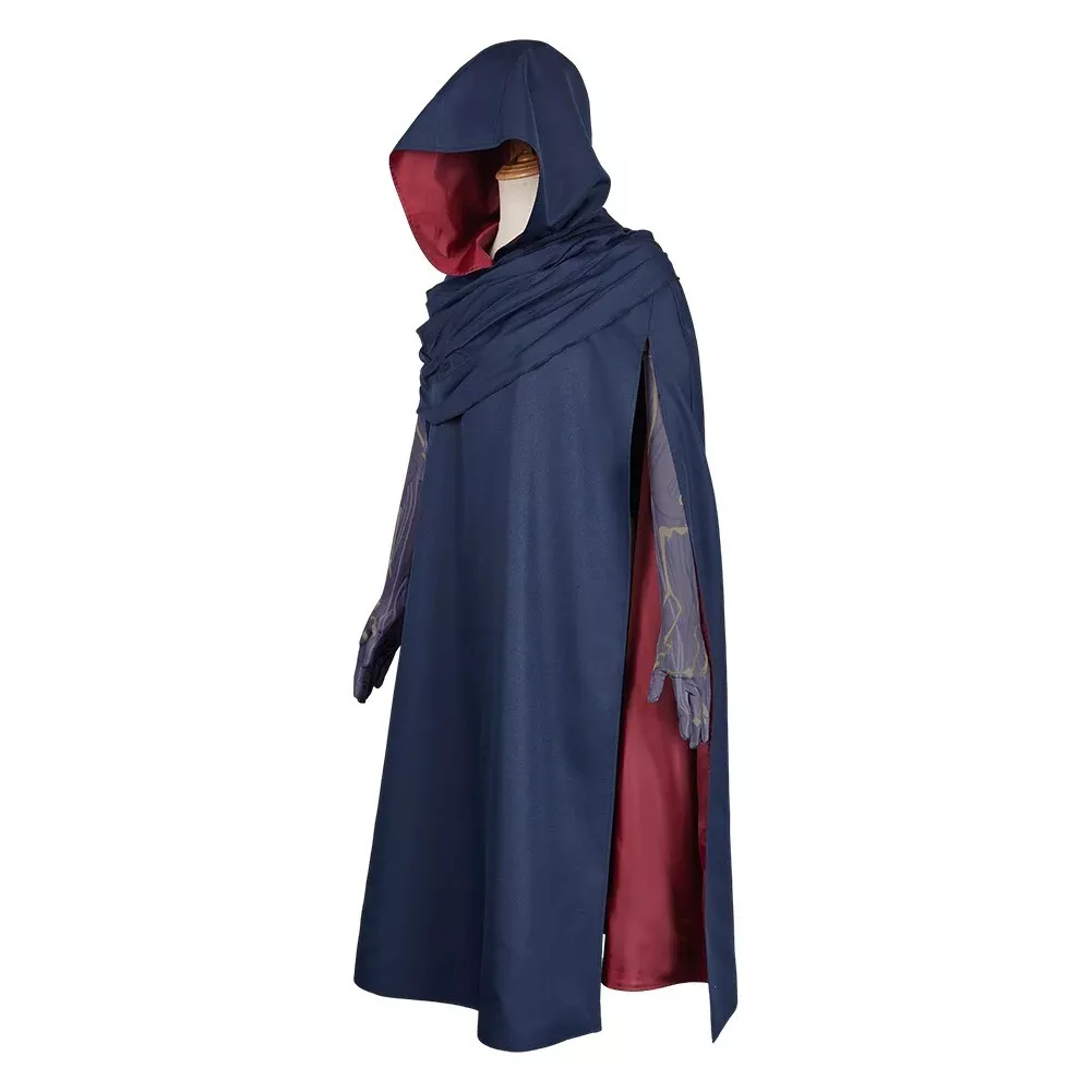 Arcane Viktor Costume Cape Pants Gloves Halloween Carnival Suits Mens