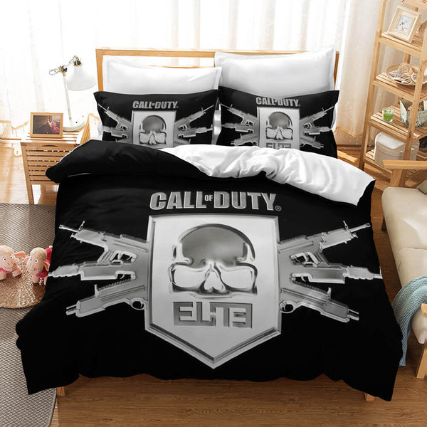 Call of Duty Cosplay Bedding Set Duvet Cover Halloween Sheets