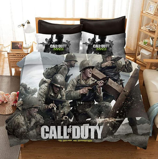 Call of Duty Cosplay Bedding Set Duvet Cover Halloween Sheets