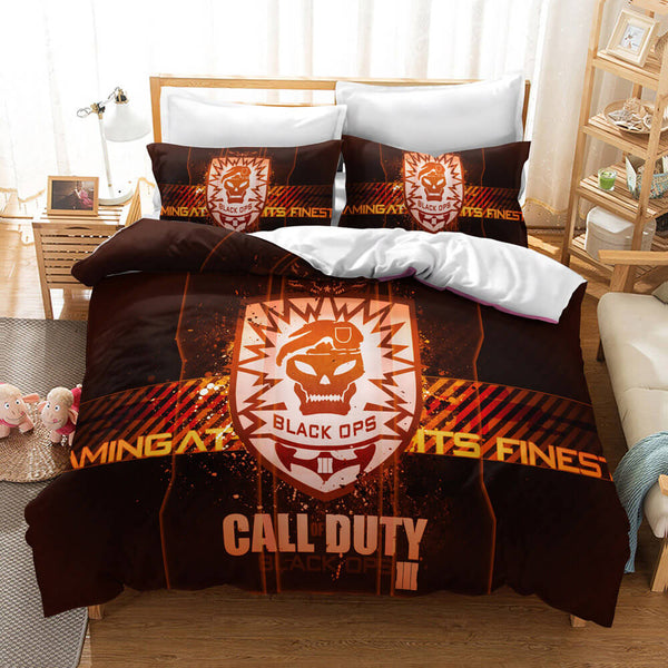 Call of Duty Cosplay Bedding Set Duvet Cover Halloween Sheets