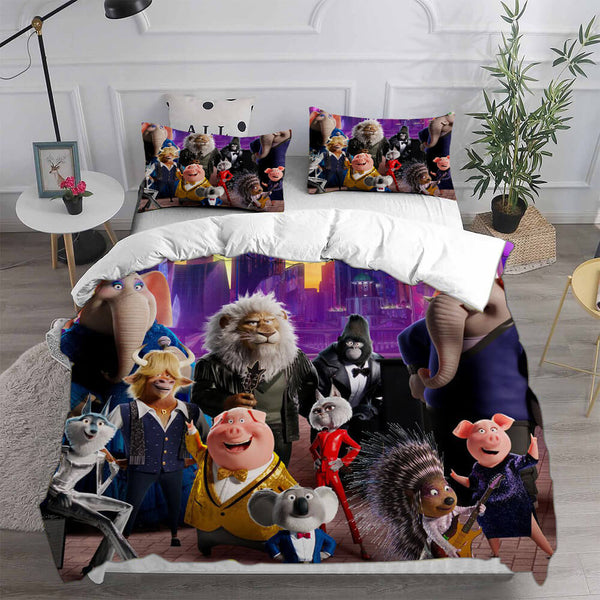 Cartoon Sing Cosplay Bedding Sets Duvet Cover Halloween Comforter Sets