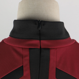 Cosermart Star Trek Picard  Admiral JL Uniform  Red Gold Blue Top Shirts Coat For  Female