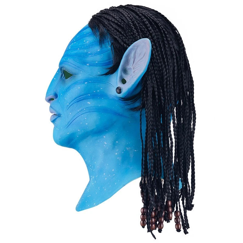 Cosplay Avatar Jack Sully Neytiri Masks Glow in the Dark Halloween Masquerade Masks