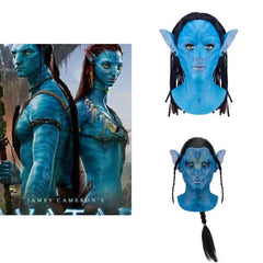 Cosplay Avatar Jack Sully Neytiri Masks Glow in the Dark Halloween Masquerade Masks