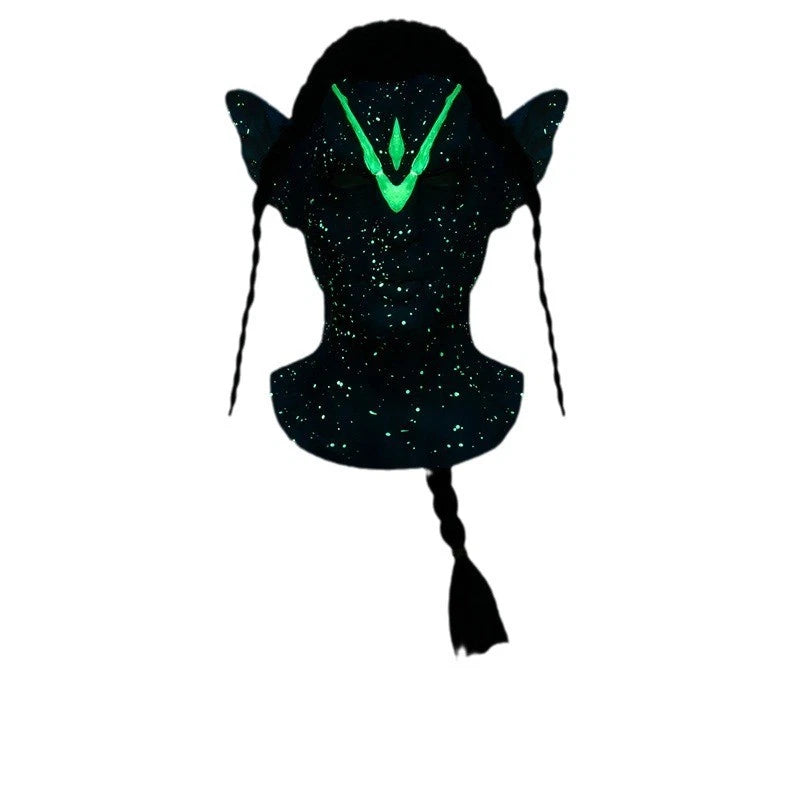 Cosplay Avatar Jack Sully Neytiri Masks Glow in the Dark Halloween Masquerade Masks