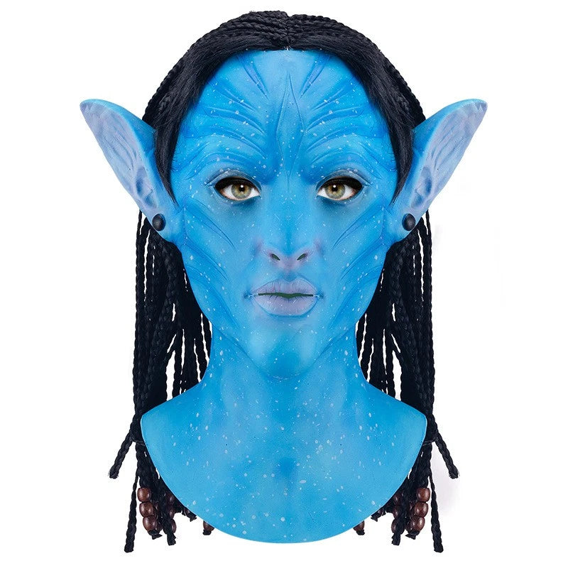 Cosplay Avatar Jack Sully Neytiri Masks Glow in the Dark Halloween Masquerade Masks