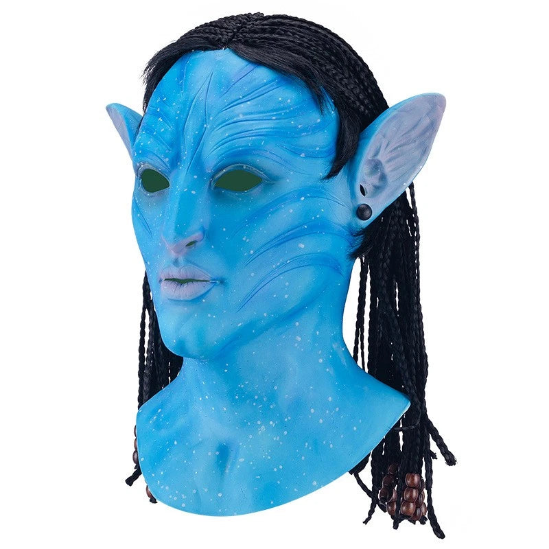 Cosplay Avatar Jack Sully Neytiri Masks Glow in the Dark Halloween Masquerade Masks