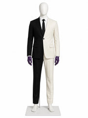Cosplay Batman The Dark Knight Gotham Joker Black White Suits Superhero Costume
