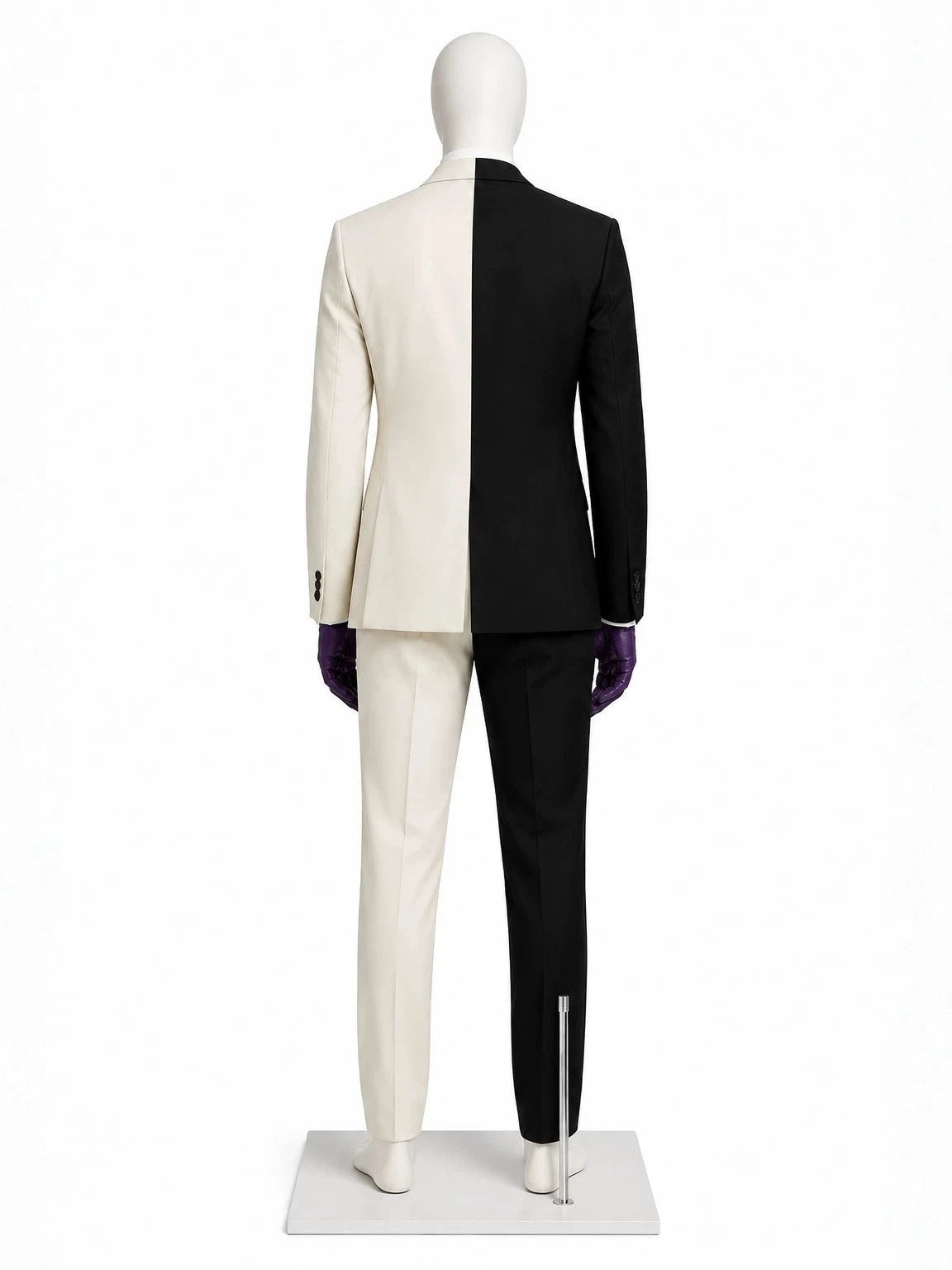Cosplay Batman The Dark Knight Gotham Joker Black White Suits Superhero Costume