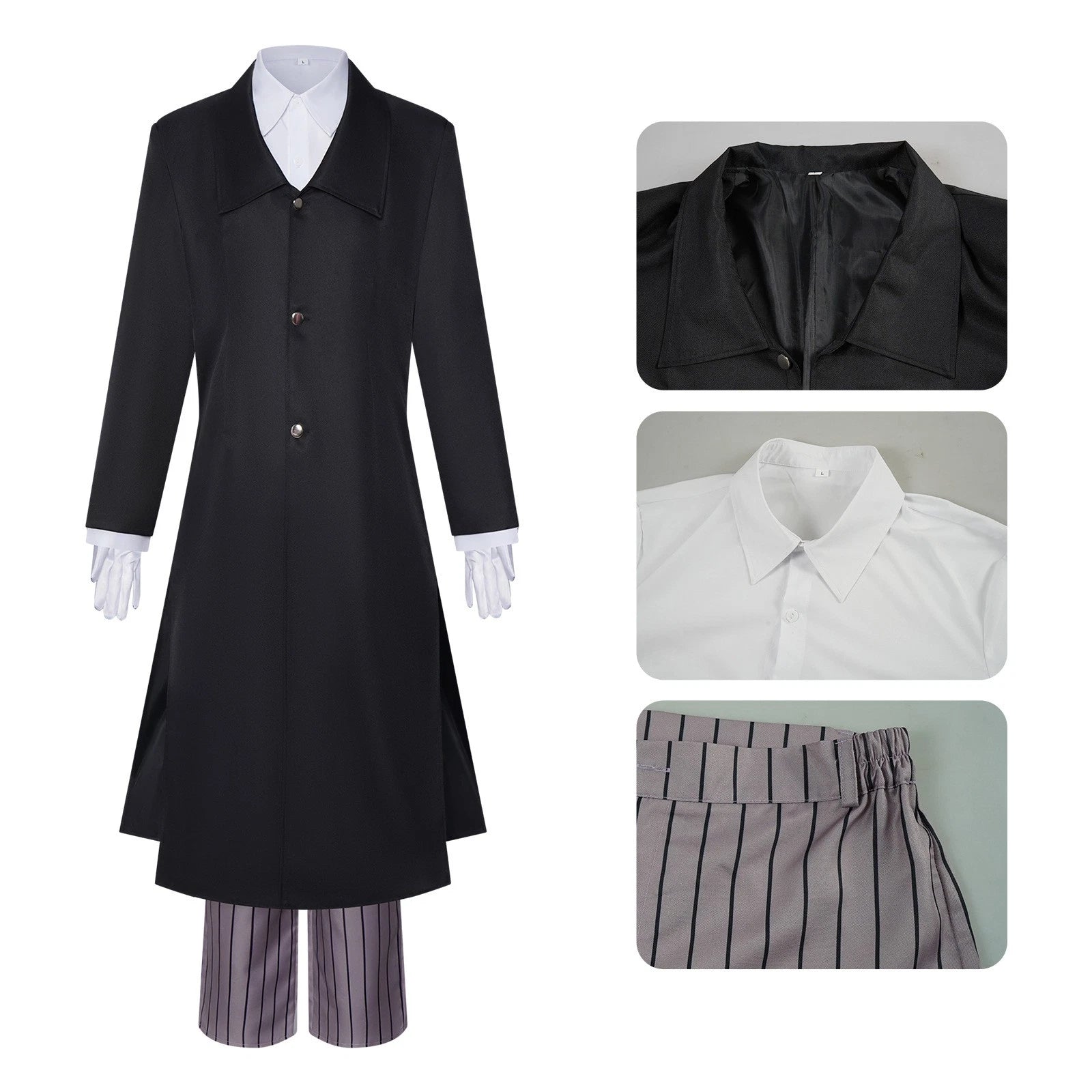 Cosplay Demon Slayer Enmu Dream Jacket Costumes Halloween Fancy Dress Suits