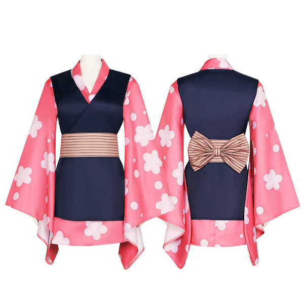 Cosplay Demon Slayer Makomo Costume Kimono Halloween Carnival Suits Fancy Dress
