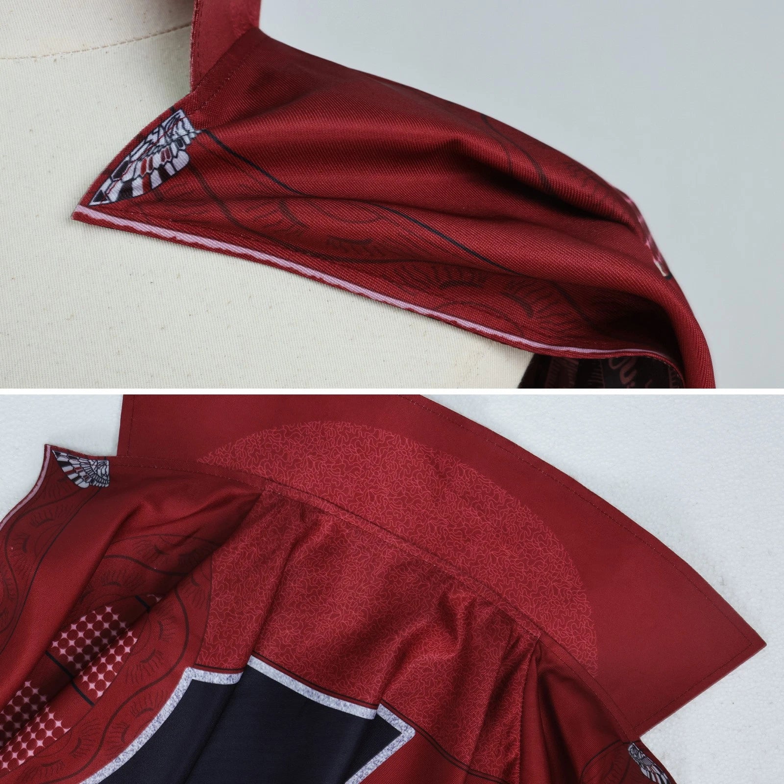 Cosplay Doctor Dr Strange Red Cloak Robe Superhero Costumes Halloween Props