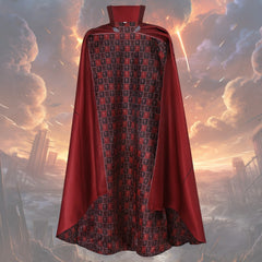 Cosplay Doctor Dr Strange Red Cloak Robe Superhero Costumes Halloween Props
