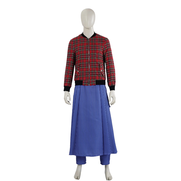 Cosplay Doctor Who Season 14 Ncuti Gatwa Jacket Halloween Striped Suit‌s Costume