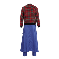 Cosplay Doctor Who Season 14 Ncuti Gatwa Jacket Halloween Striped Suit‌s Costume