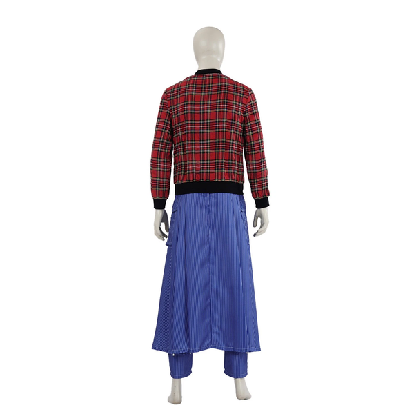 Cosplay Doctor Who Season 14 Ncuti Gatwa Jacket Halloween Striped Suit‌s Costume