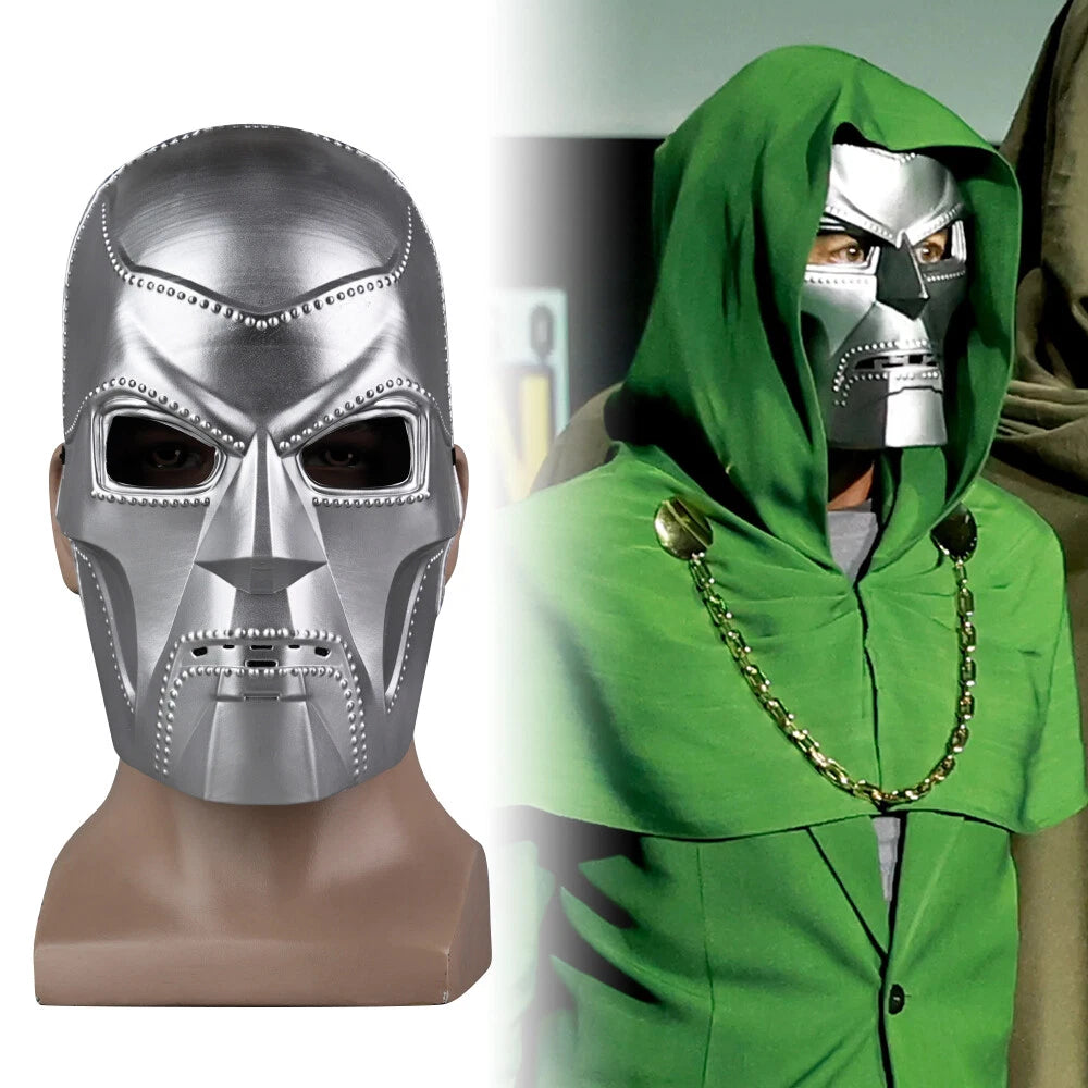 Cosplay Fantastic Four Doctor Doom Victor Mask Halloween Superhero Props