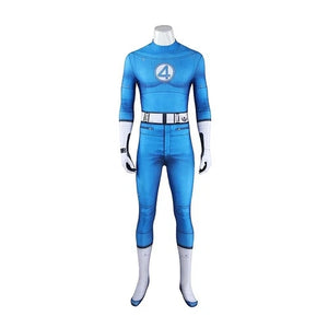 Cosplay Fantastic Four Jumpsuits Reed Invisible Woman Susan Adult Kids Bodysuit