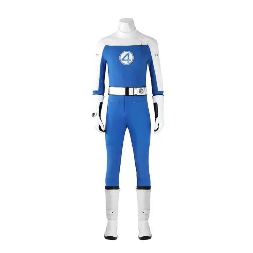 Cosplay Fantastic Four Jumpsuits Reed Invisible Woman Susan Adult Kids Bodysuit