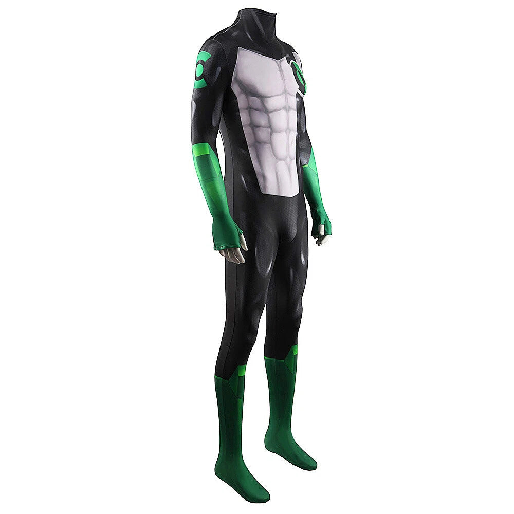 Cosplay Green Lantern Kyle Rayner Jumpsuits Superhero Adult ABodysuit Zentai