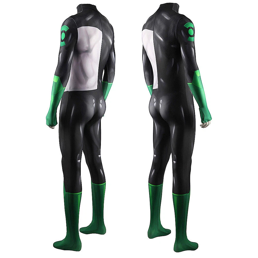 Cosplay Green Lantern Kyle Rayner Jumpsuits Superhero Adult ABodysuit Zentai