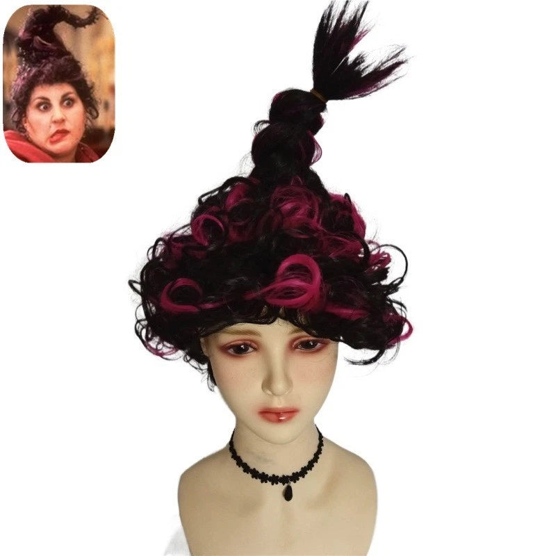 Cosplay Hocus Pocus Sanderson Winifred Sarah Mary Wigs Halloween Party Headpiece