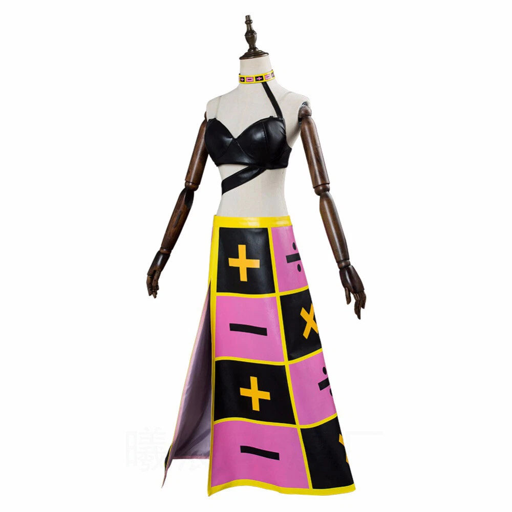 Cosplay Jojos Bizarre Adventure Stone Ocean Trish Una Vest Skirts JK Dress Suits