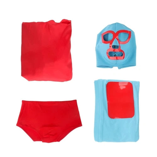 Cosplay Mexico Nacho Libre Cloak Masks Halloween Fun Size Bullfight Costumes