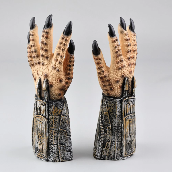 Predator Claw Paws Gloves Halloween Cosplay Monster Masquerade Armor Props Latex