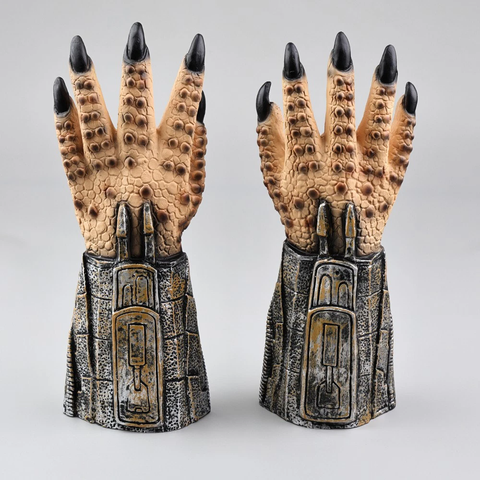 Predator Claw Paws Gloves Halloween Cosplay Monster Masquerade Armor Props Latex