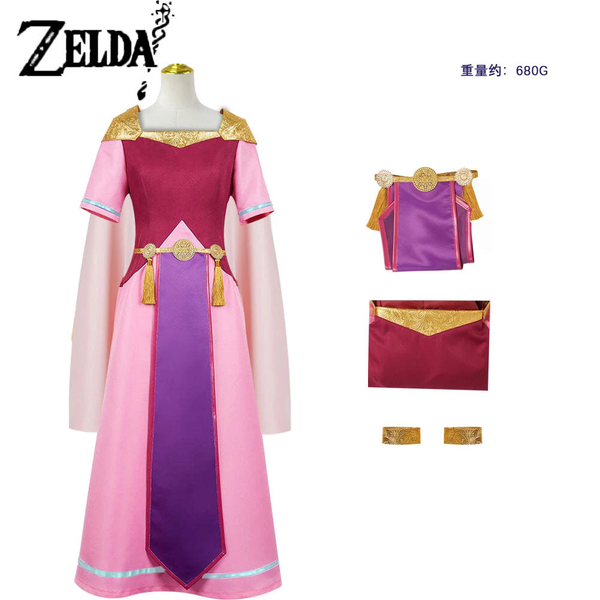 Cosplay Princess Zelda The Legend of Zelda Echoes of Wisdom Dresses Costume Suit