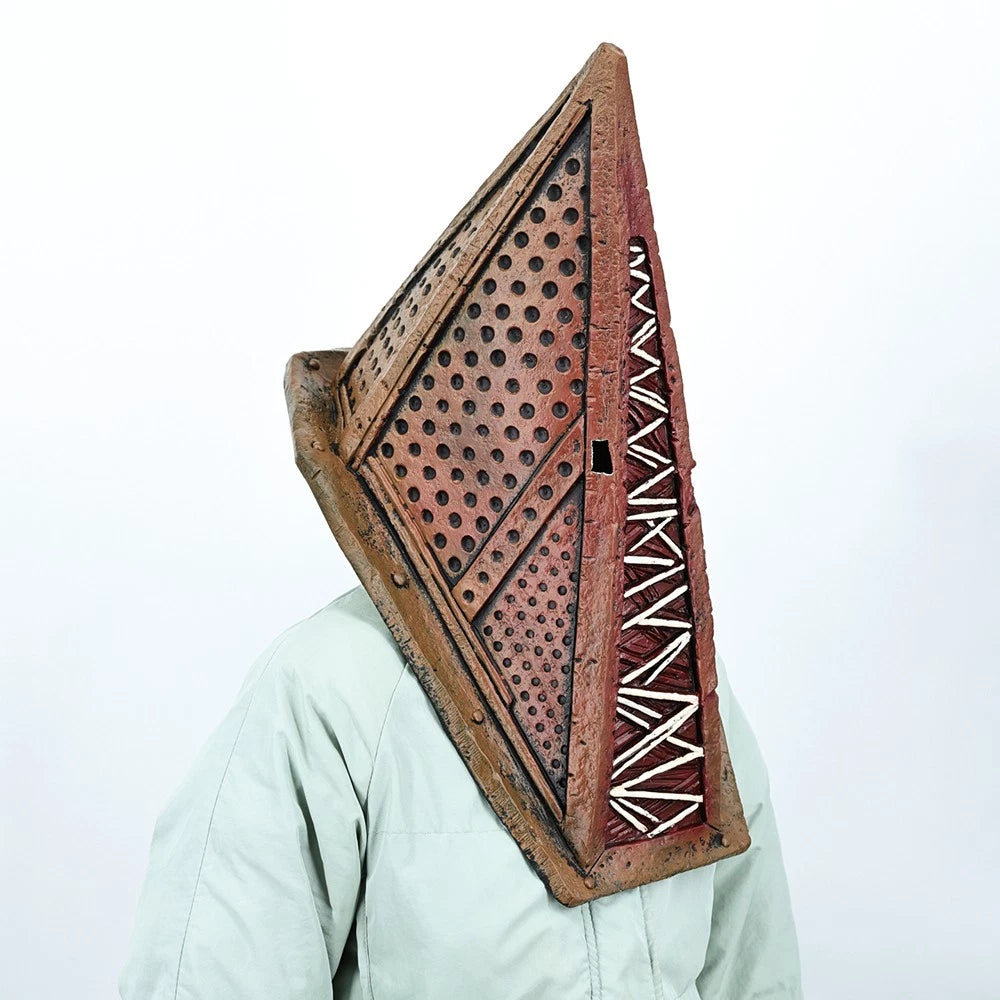 Cosplay Red Pyramid Head Thing Helmets Halloween Devil Monster Masks Props