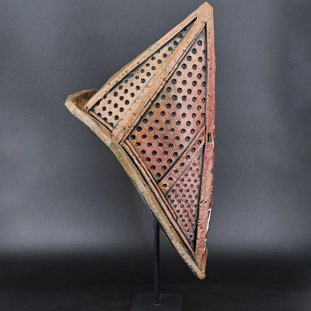 Cosplay Red Pyramid Head Thing Helmets Halloween Devil Monster Masks Props