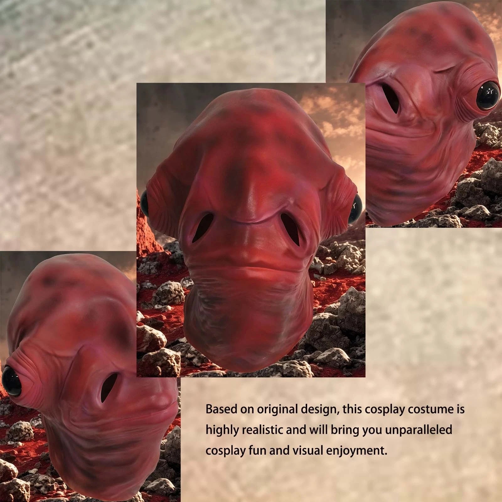 Cosplay Star Wars Gial Ackbar Mon Calamari Mask Halloween Monster Aliens Masks