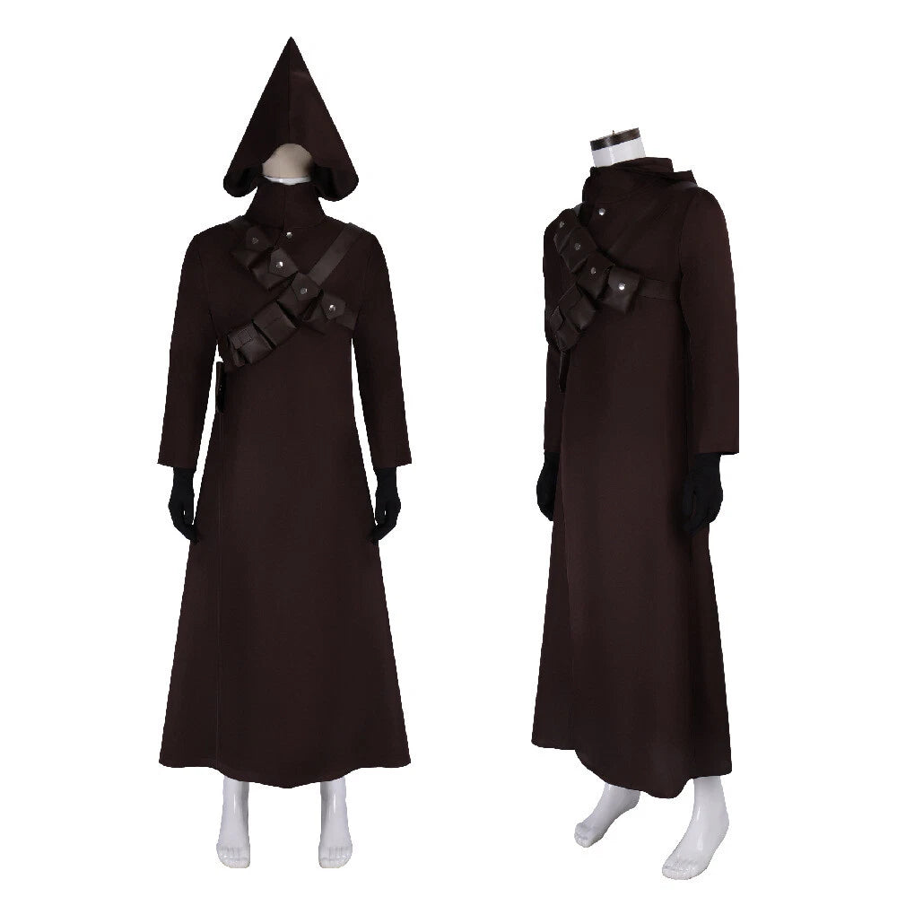 Cosplay Star Wars Jawa Long Coat Hood Costume Halloween Jedi Carnival Suit