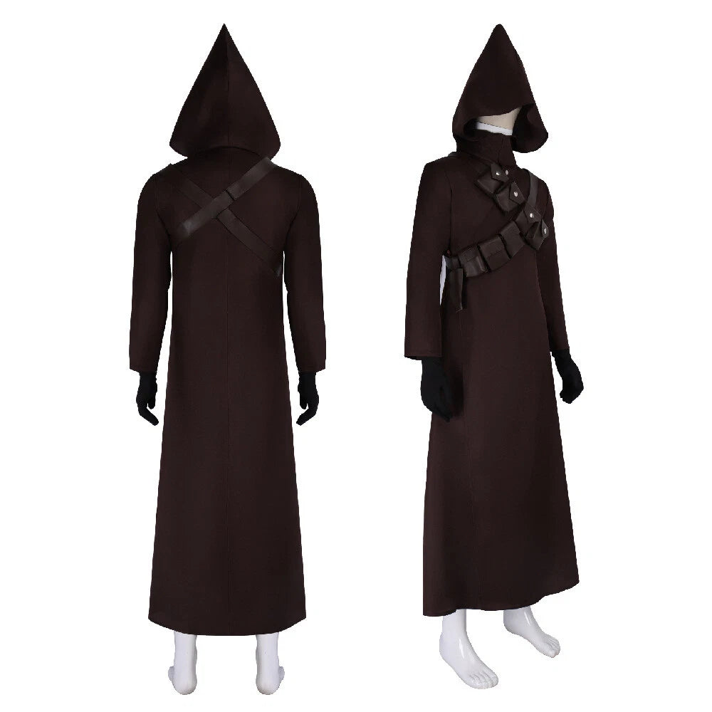Cosplay Star Wars Jawa Long Coat Hood Costume Halloween Jedi Carnival Suit