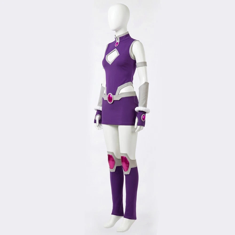 Cosplay Teen Titans Raven Dresses Costume Halloween Superhero Masquerade Suits