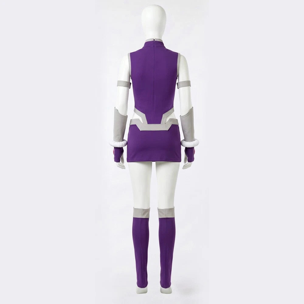 Cosplay Teen Titans Raven Dresses Costume Halloween Superhero Masquerade Suits