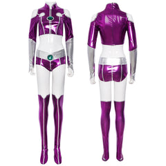 Cosplay Teen Titans Starfire Costume Suit Superhero Halloween Masquerade Outfits
