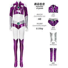 Cosplay Teen Titans Starfire Costume Suit Superhero Halloween Masquerade Outfits