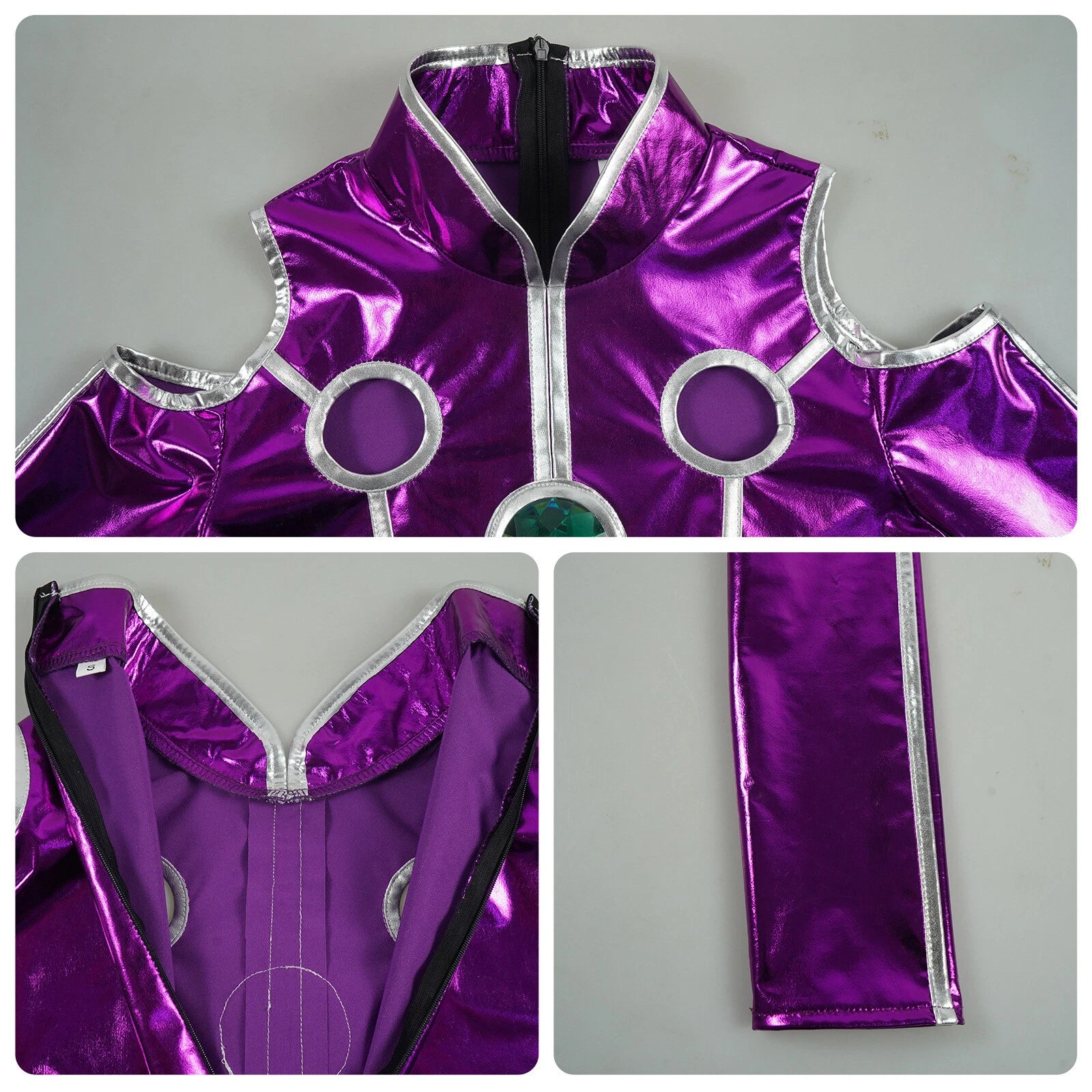 Cosplay Teen Titans Starfire Costume Suit Superhero Halloween Masquerade Outfits