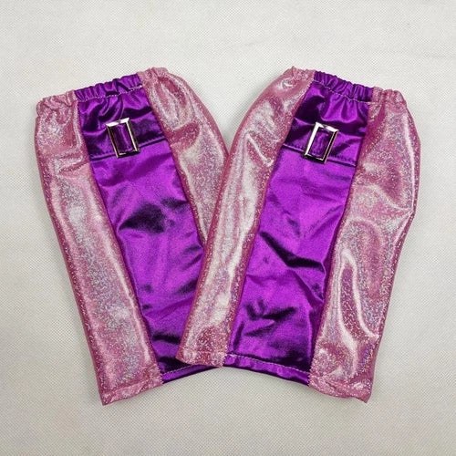 Cosplay Teen Titans Starfire Kids Dress Superhero Princess Koriand'r Girls Suits