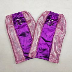 Cosplay Teen Titans Starfire Kids Dress Superhero Princess Koriand'r Girls Suits