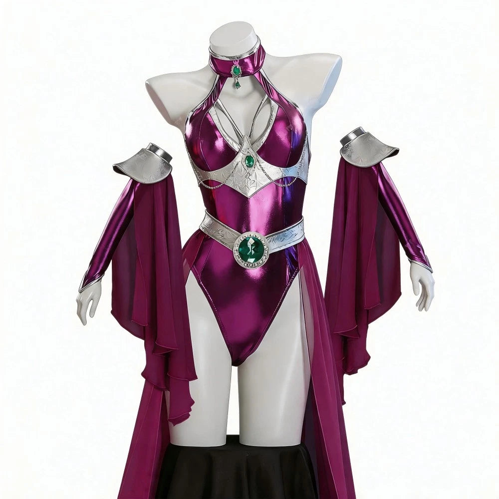 Cosplay Teen Titans Starfire Sexy Jumpsuits Superhero Koriandr Costumes Suits