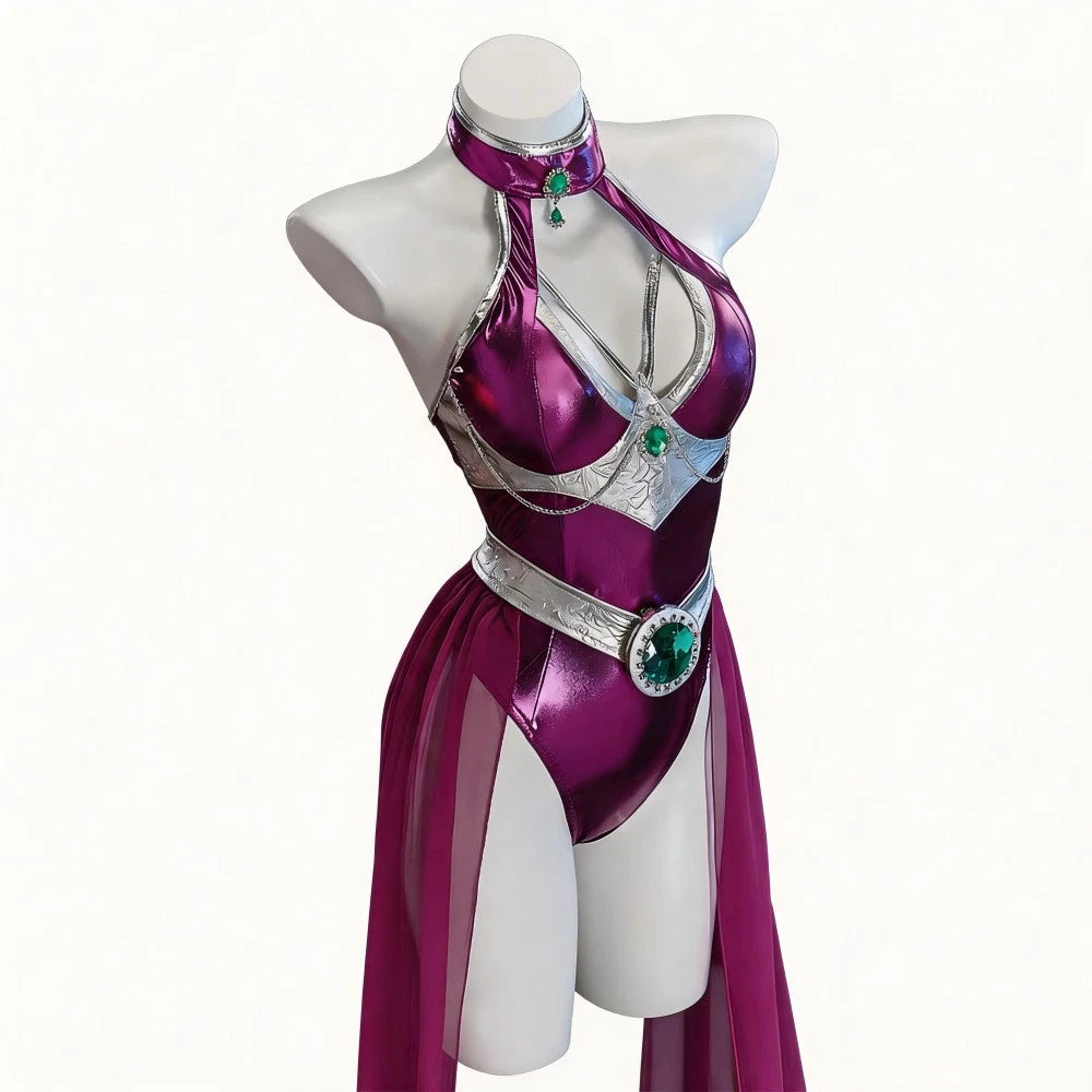 Cosplay Teen Titans Starfire Sexy Jumpsuits Superhero Koriandr Costumes Suits