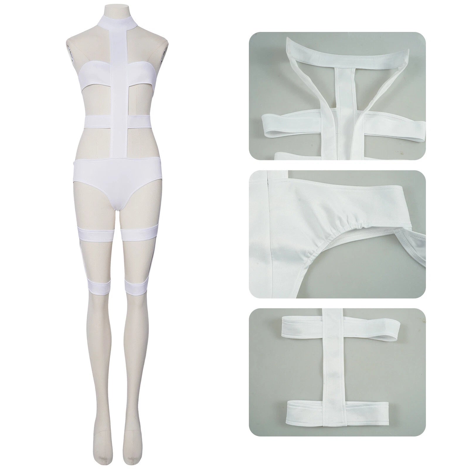 Cosplay The Fifth Element Leeloo Jumpsuit Fancy Dress Costumes Halloween Suits